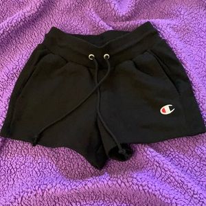 (New) Black Champion Shorts